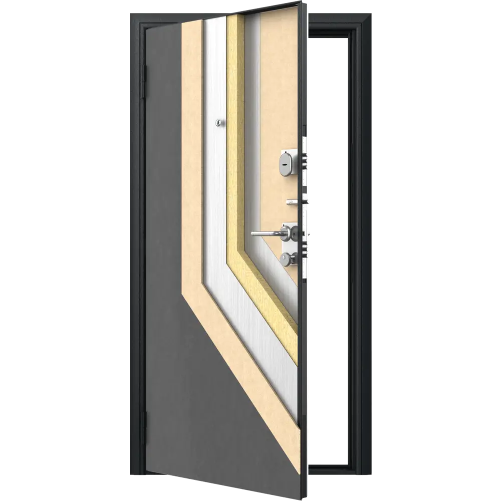 Дверь входная металлическая Премиум New 98x205 см левая венге классик DOORHAN STLM-2149825 - Вид №2