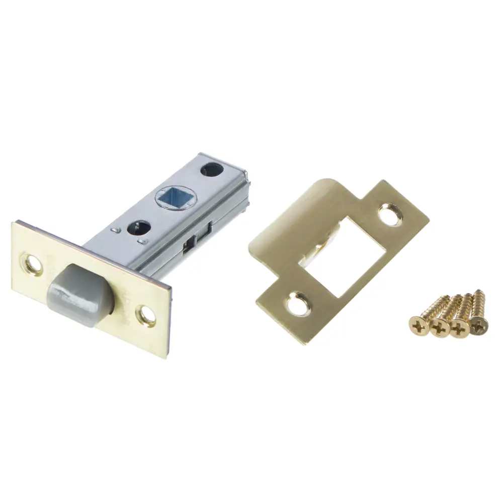 Защелка без фиксации Apecs 5400-Р, 22х68 мм, сталь, цвет матовое золото STLM-2085046 - Вид №1