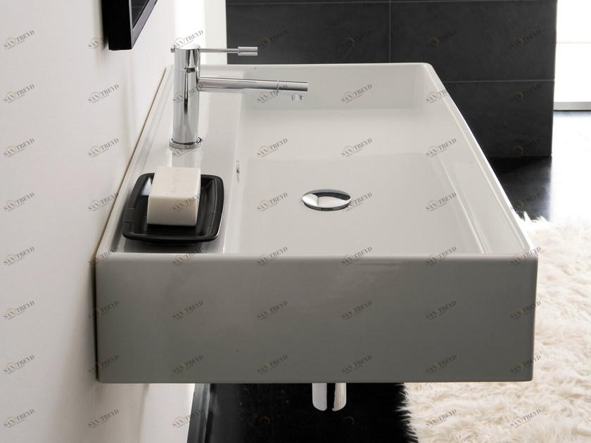 8031/r-80 Накладная раковина на столешницу  овальная Scarabeo Ceramiche Teorema