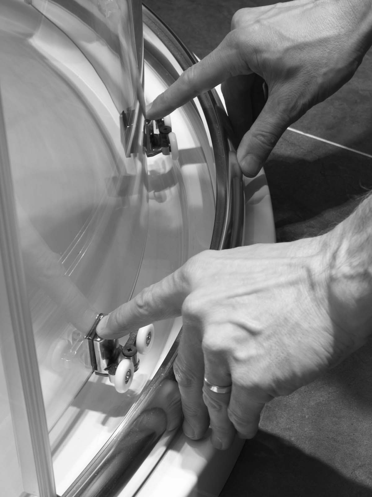 Душевой уголок A0301B0 Merlyn Ionic Хромированный  - Вид №3