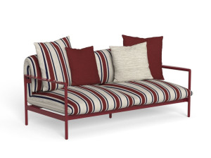 Мягкий садовый диван с алюминиевой рамой