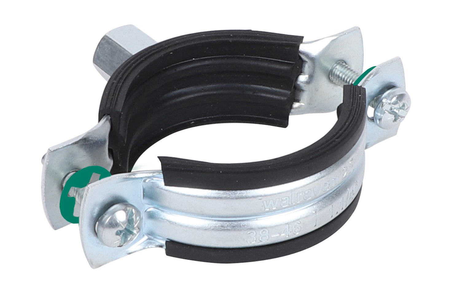 33435153 2S Хомуты с вкладышем epdm (M8/10) для стальных, медных, чугунных и пластиковых (многослойных) труб walraven 