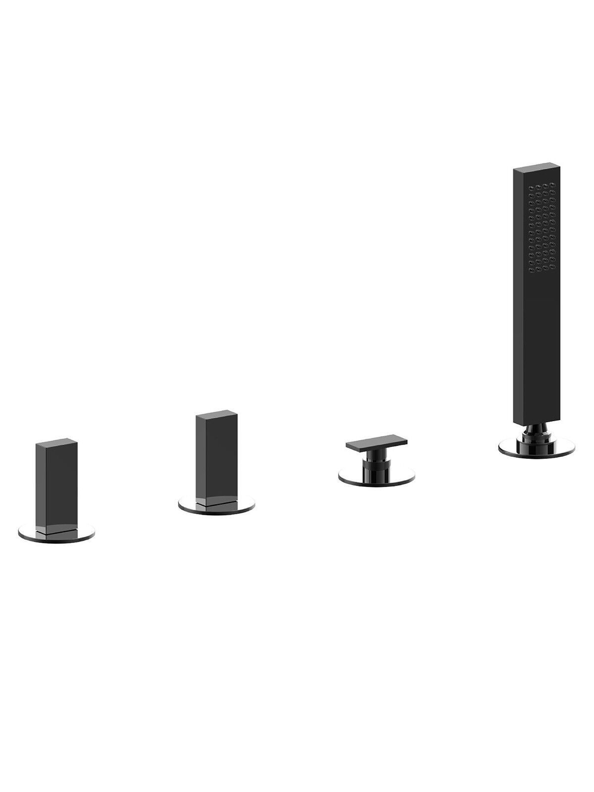 Смеситель для ванны с 4 отверстиями и переключателем Rubinetterie Frattini Vita Due ARCH-00141139 - Вид №10