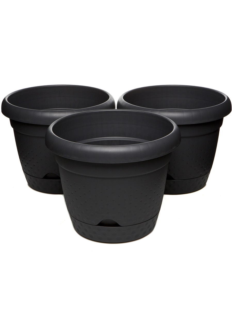Горшок для цветов Lupo 15.3L Anthracite NAVAKO 16182 - Вид №3
