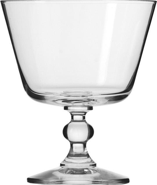 10627088 KROSNO Креманка на ножке Krosno "Криста" 380мл, п/к Стекло 