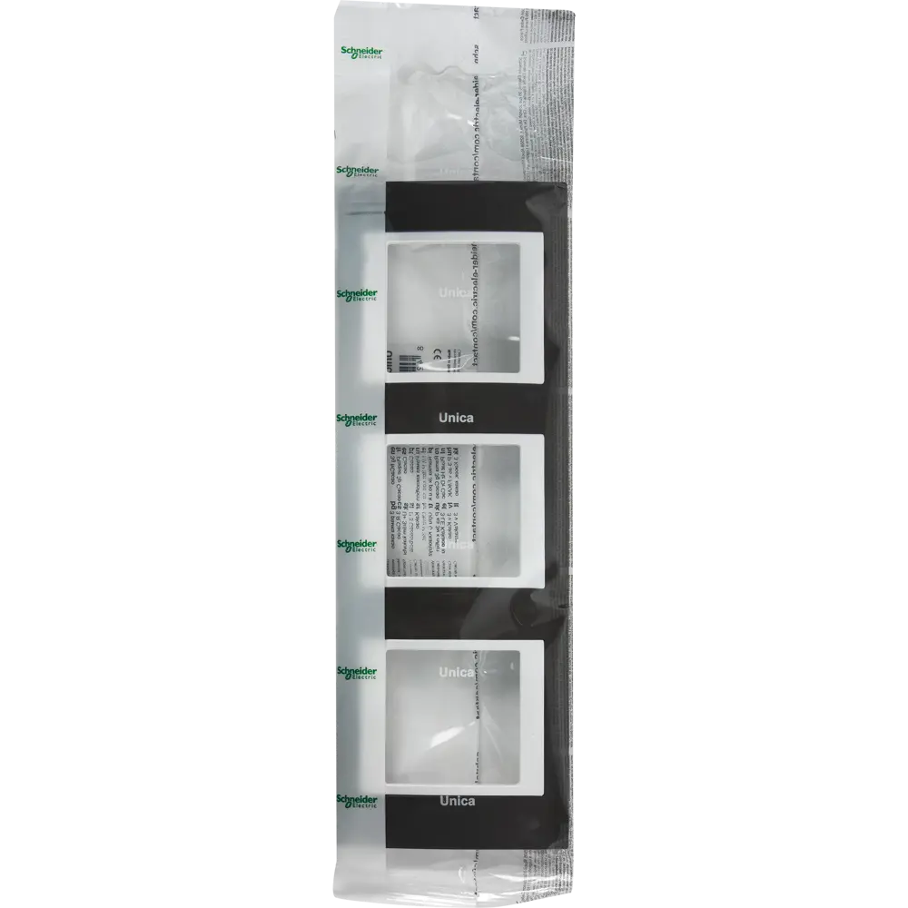 Рамка для розеток и выключателей Systeme Electric Unica 3 поста, цвет какао/белый 17795495 STLM-2111827 - Вид №4