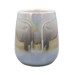 Стакан для зубных щеток Bath Plus Belle W-CE2574AA-TB, керамика, цвет светло-серый