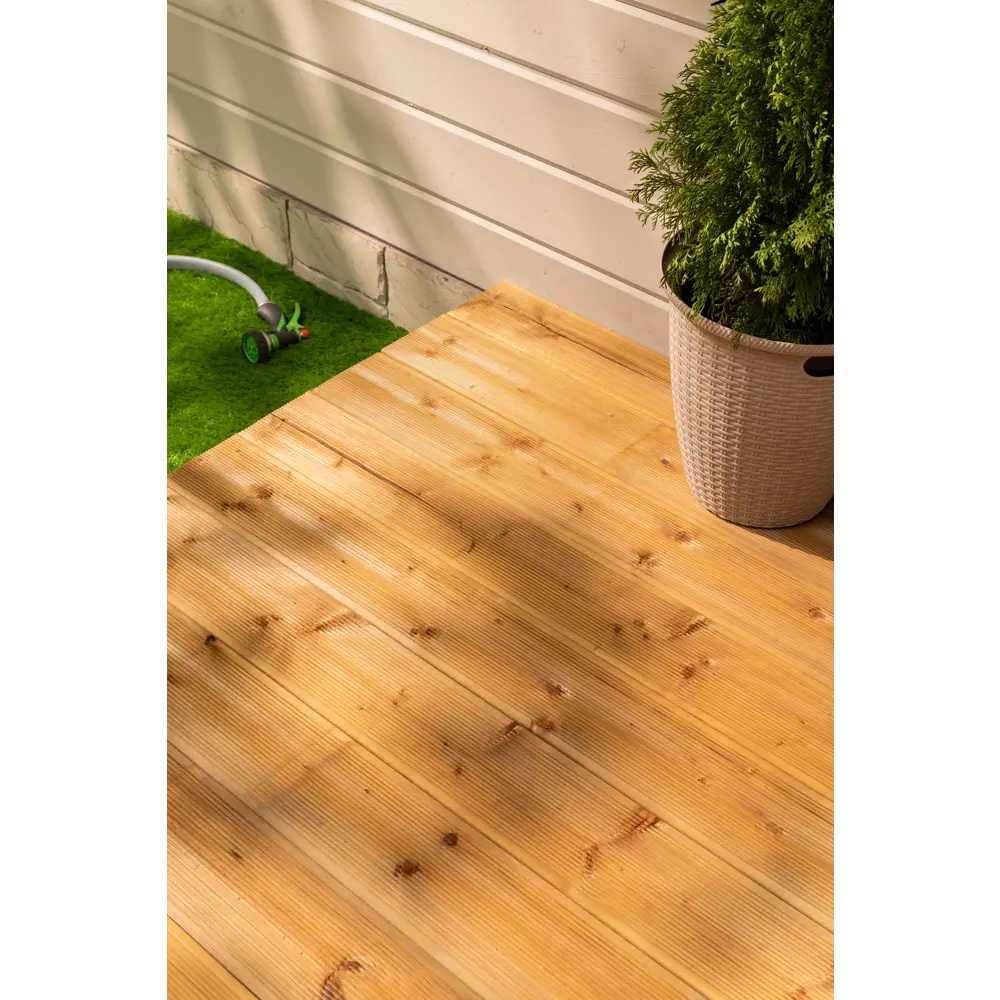 РУСШПАЛА | Двухсторонняя террасная доска с автоклавной пропиткой 28x140x1500 мм 85108158 STLM-0058895 - Вид №10