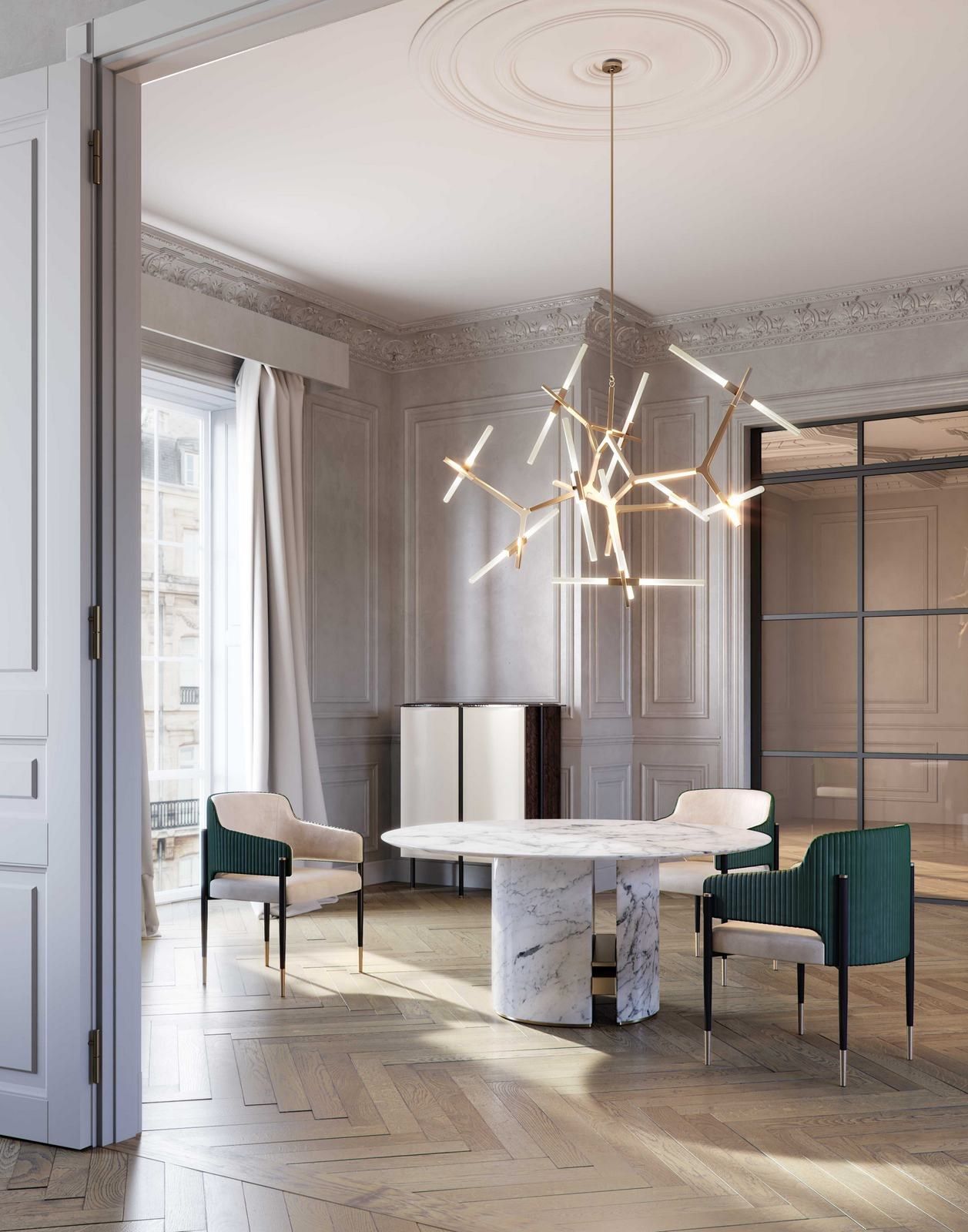 Деревянный шкаф с распашными дверцами Capital Collection TUDOR ARCH-00012887 - Вид №4