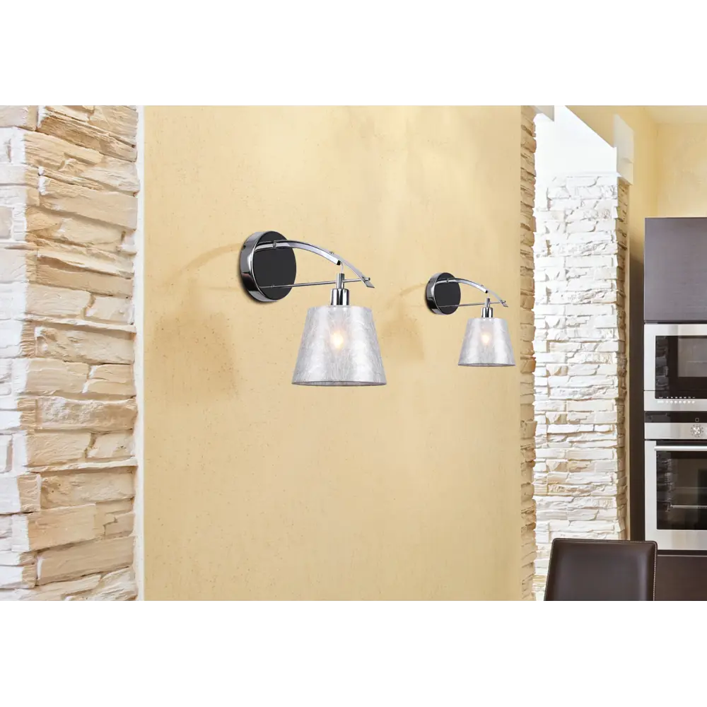 Бра «Vicont» 587/1А 1хЕ14х40 Вт цвет хром Escada STLM-2197916 - Вид №5