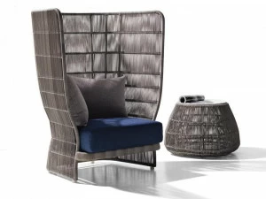 B&B Italia Outdoor Садовое кресло из полиэтилена с высокой спинкой Canasta '13