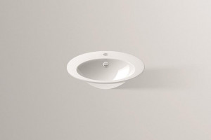 2102000401 Встраиваемая раковина, eb.o500h, белая, противомикробное Alape серия O