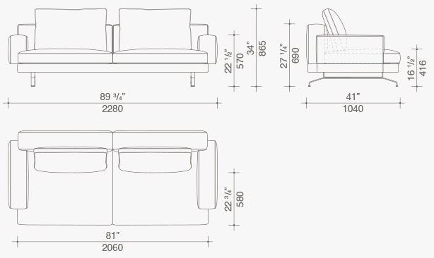 Lema 3-х местный тканевый диван sun-id-1400281 - Вид №9