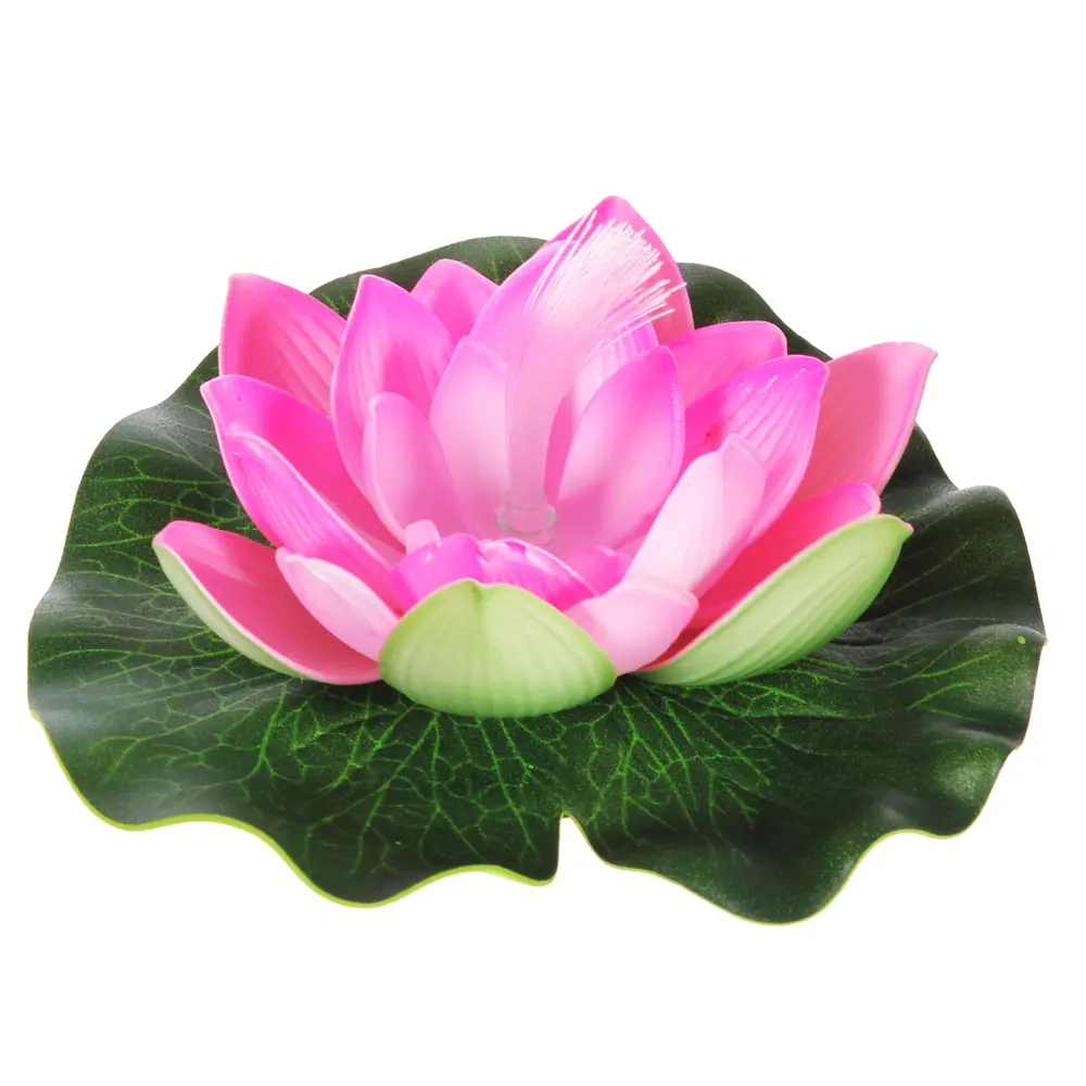 Фигура садовая для водоёмов «Кувшинка» с LED подсветкой, 17.5 см Santreyd STLM-2091630