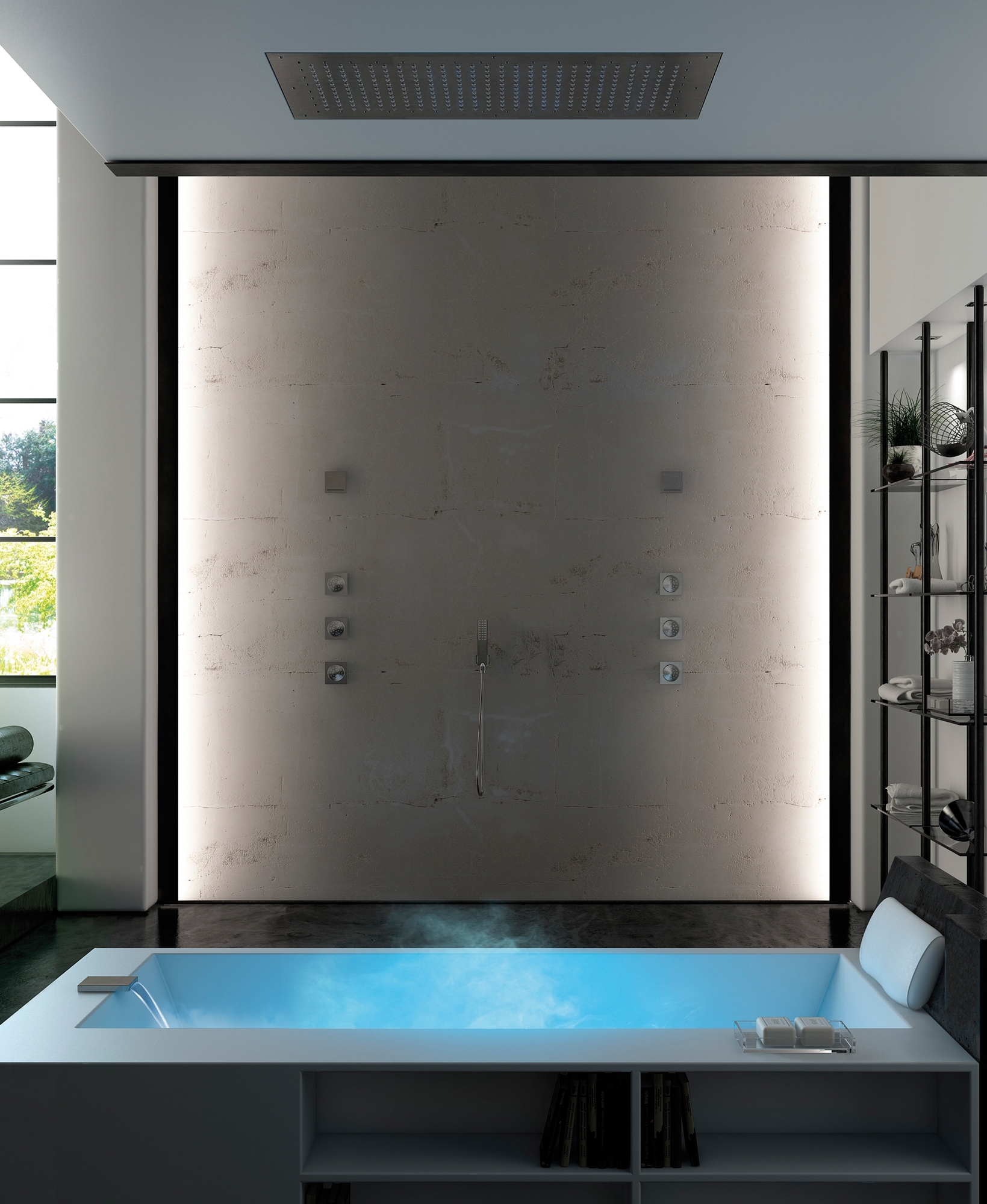 WI0375 Потолочный & настенный душ DREAM XL BOSSINI  - Вид №1