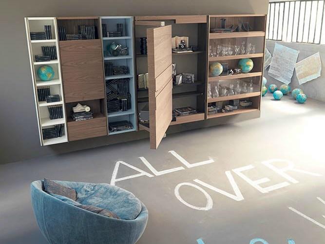 Fimar Оборудованная стена с подставкой под телевизор Edis system sun-id-1468352 - Вид №2