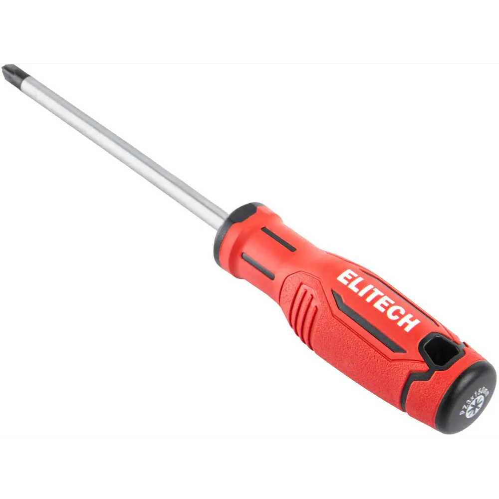 Отвертка крестовая Elitech 211304 PZ3x150 мм с магнитным наконечником 89407179 STLM-1563203 - Вид №2