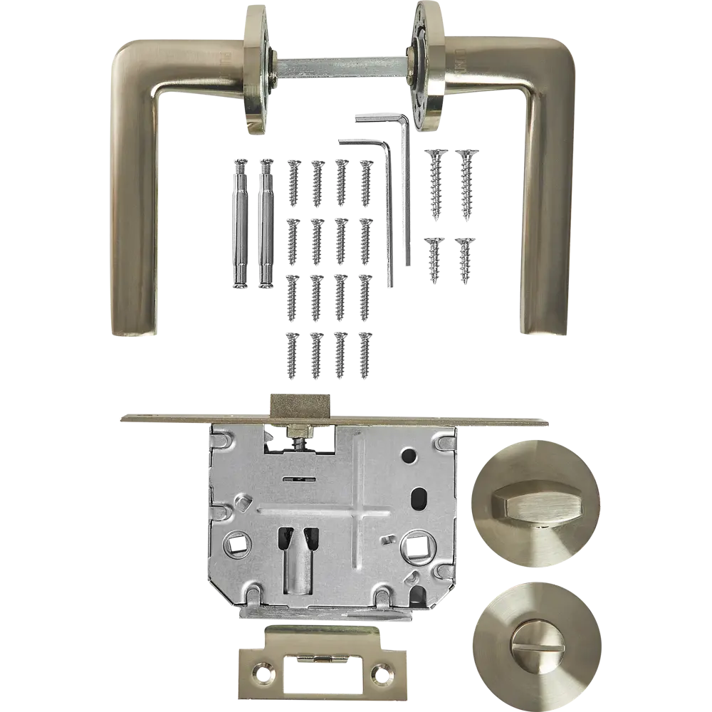 Дверные ручки PUNTO Spark с замком для межкомнатных дверей 85202315 STLM-0059815 - Вид №1