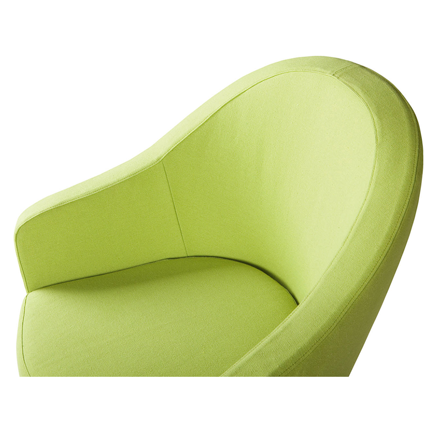 Кресло Shell, лаймовое Sits S1624 - Вид №7