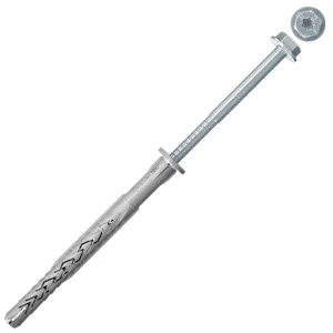 Дюбель-шуруп фасадный грибовидный для полнотелых материалов Fischer SXRL FUS, 8x60 мм, нейлон/сталь, 50 шт. 82979228 STLM-2158312