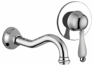 Rubinetteria Giulini Смеситель для умывальника с одной ручкой на 2 отверстия Harmony - harmony crystal 9520