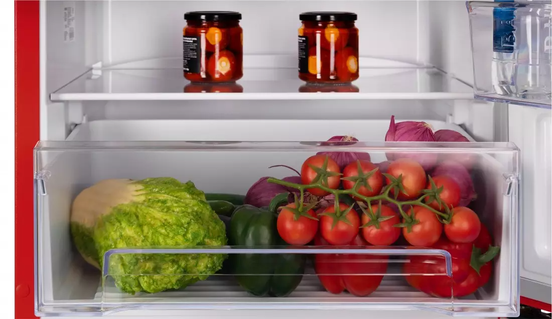 9186063 Холодильник с морозильником   Nordfrost NRB 154 R красный STDN-0046257 - Вид №5