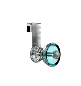 FROST Дверной крючок BLOSSOM » бирюзовый / полированный Акрил / полированный Бирюзовый / полированный BD1055-T