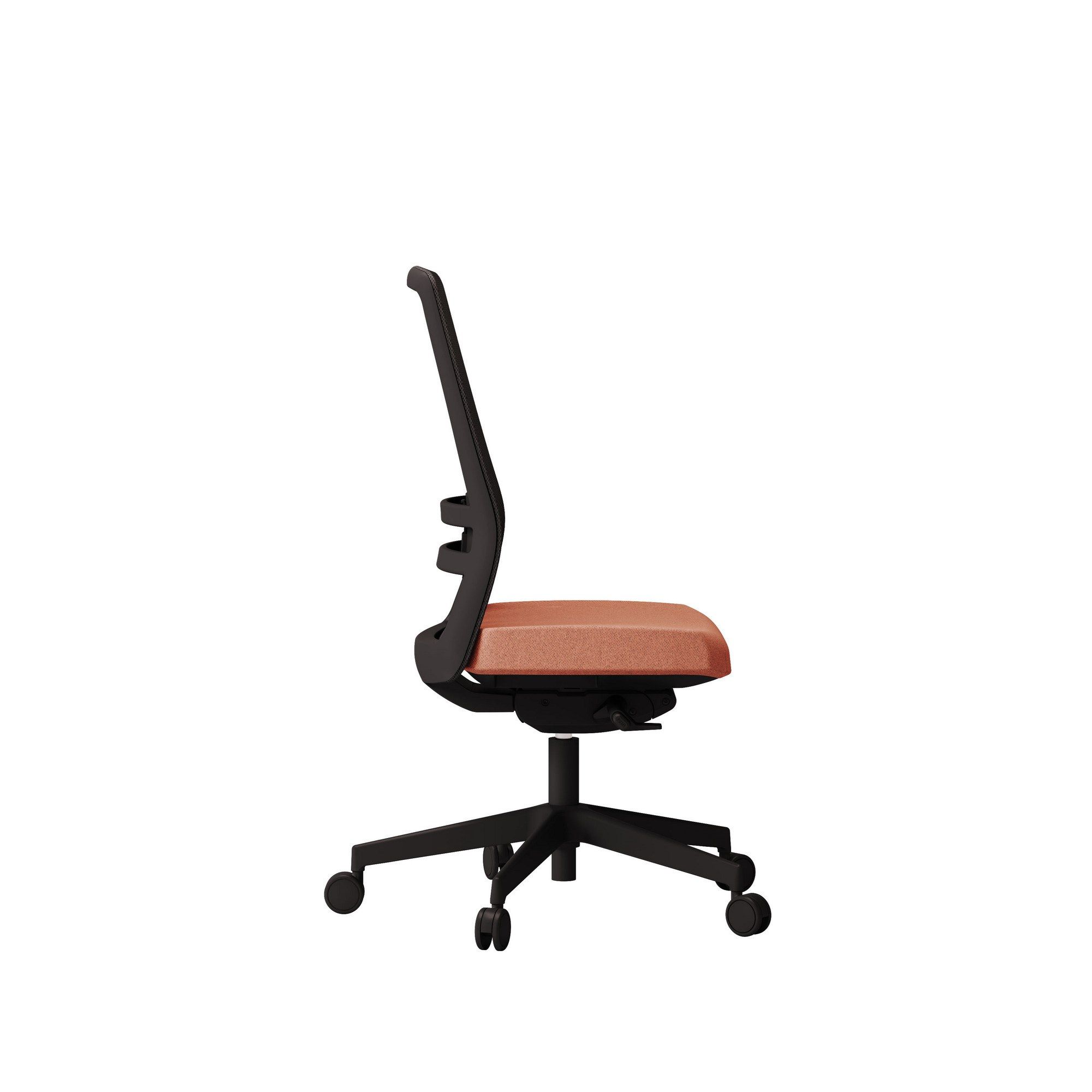 Тканевый регулируемый по высоте рабочий офисный стул с колесами Las Mobili обзор ARCH-00058003 - Вид №4