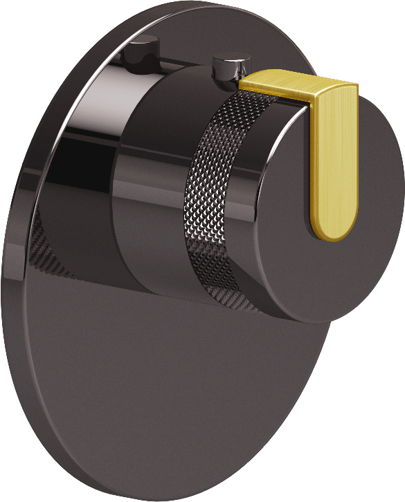 E-8027-R1OXE-L1BB-OX-T Термостатический переключатель 3/4-Внешняя часть GRAFF MOD+