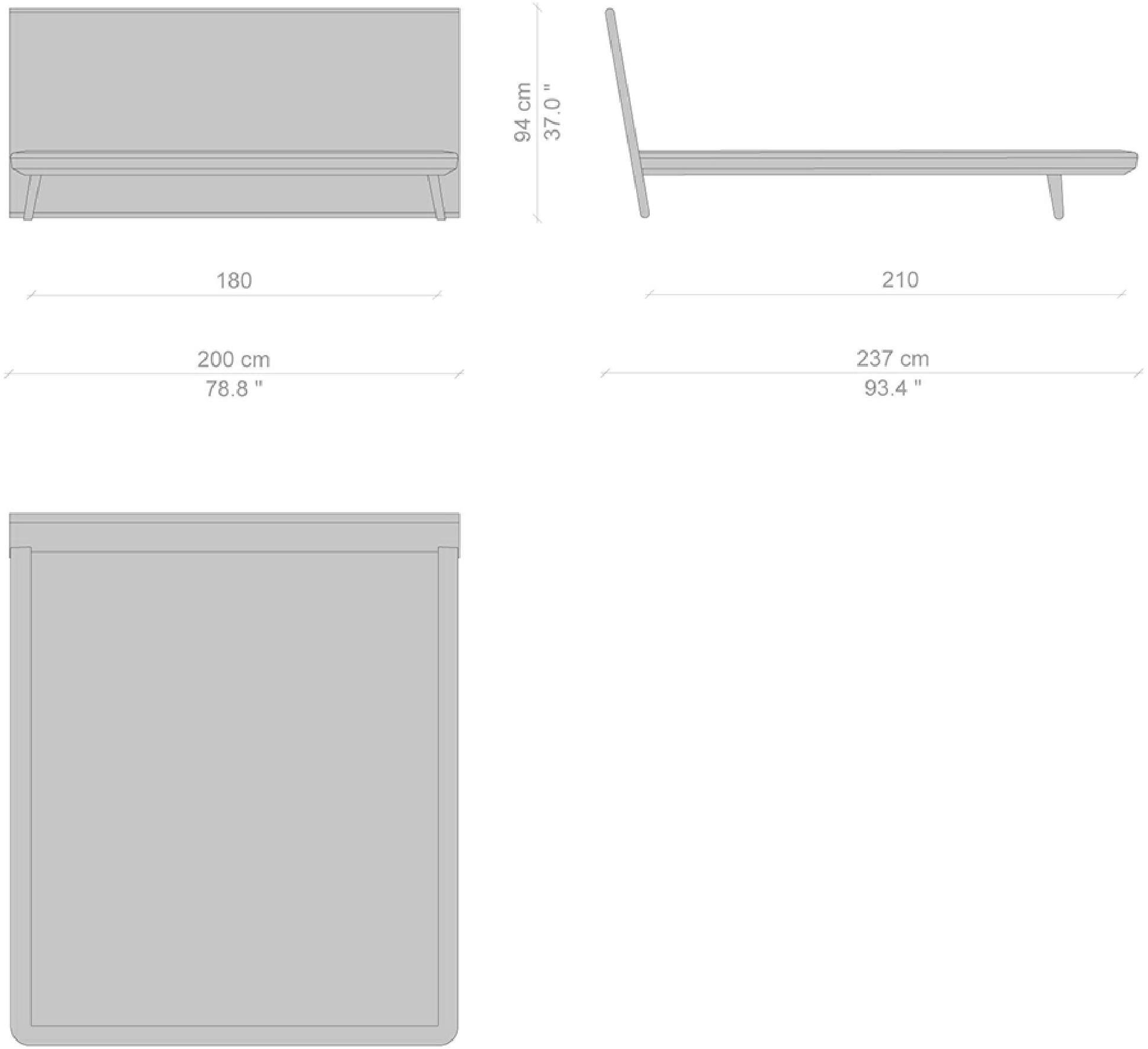 Cassina Кровать с изголовьем из ясеня  L42  - Вид №38