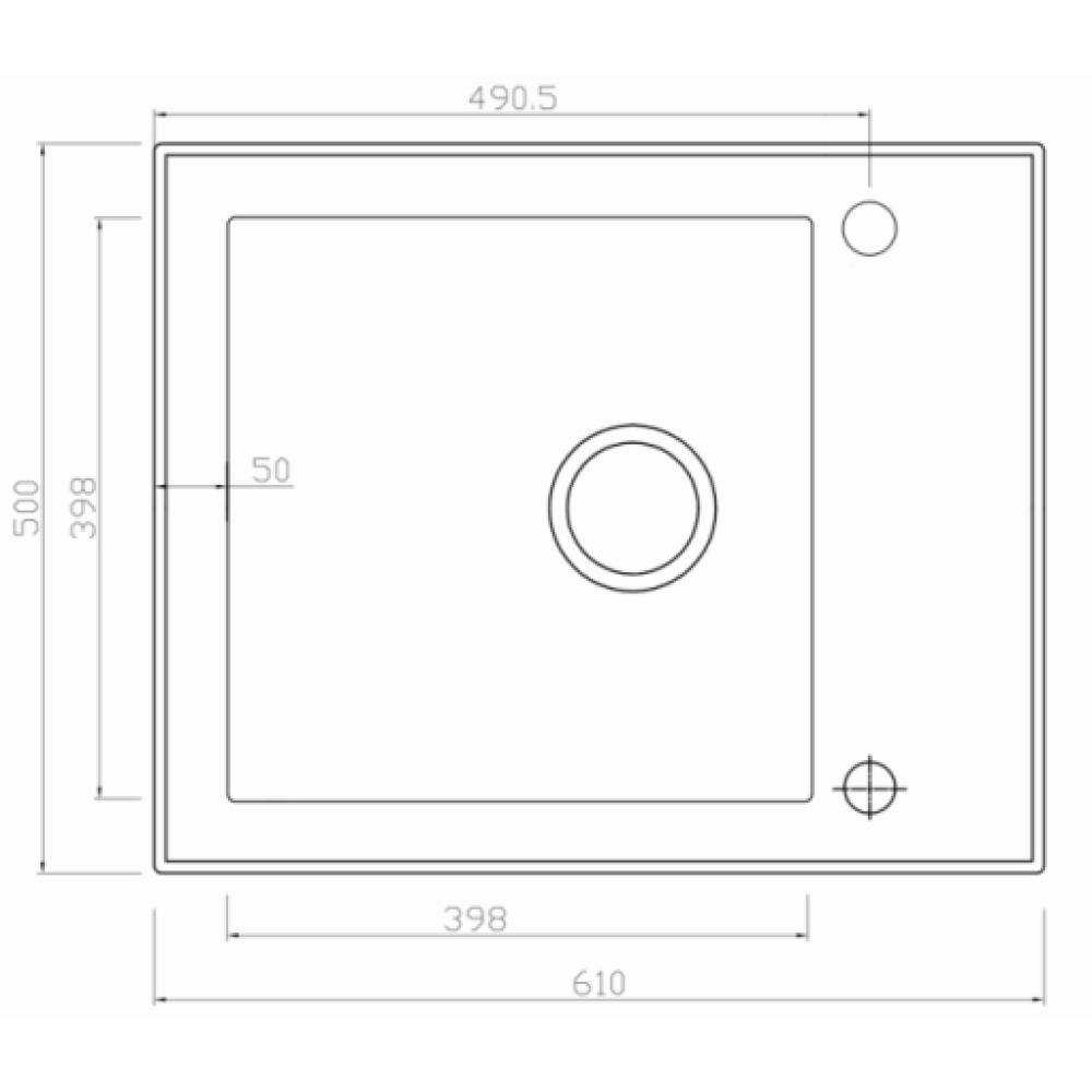 Кухонные мойки Eco Glass SMG-610W.B SEAMAN  - Вид №2