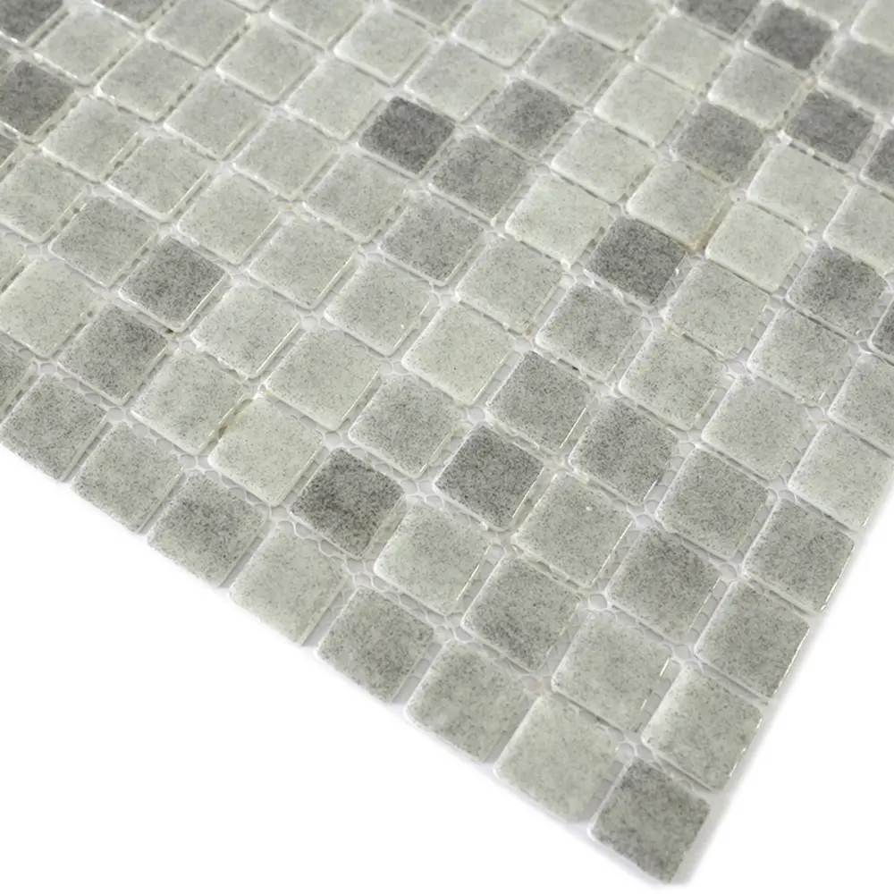 Мозаика стеклянная Natural STP-GR004 31.5x31.5 см цвет светло-серый Santreyd Steppa STLM-2210716 - Вид №1