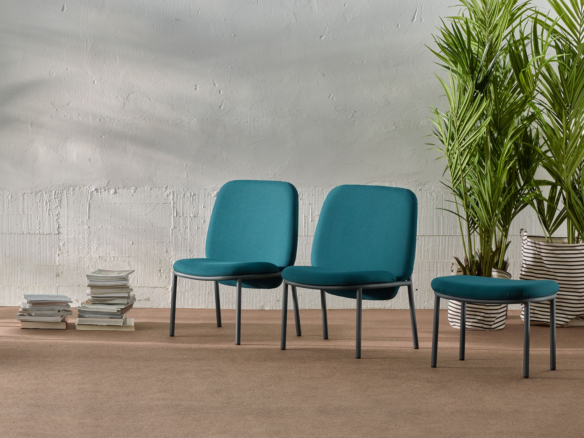 Низкая ткань табурет ONDARRETA шерсть ARCH-00139095 - Вид №7