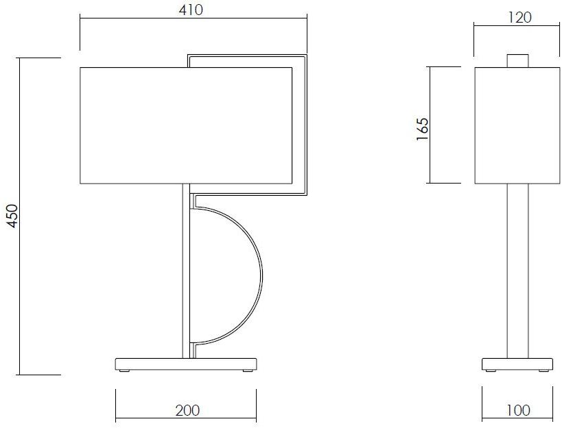 NEXO LUCE Настольная лампа из металла Oxen table lamp 7126d0 - Вид №3