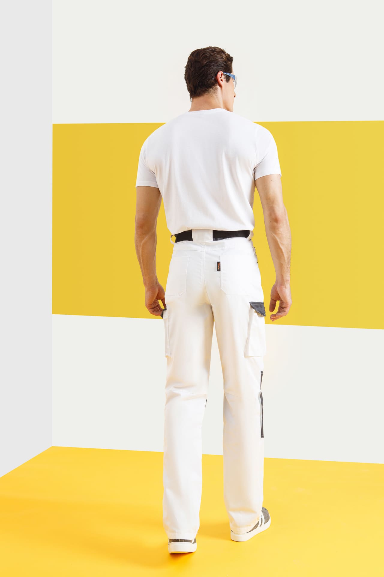 4974830 Костюм  NEW белый графит STATUS  Летняя спецодежда  размер 56-58/182-188  - Вид №9