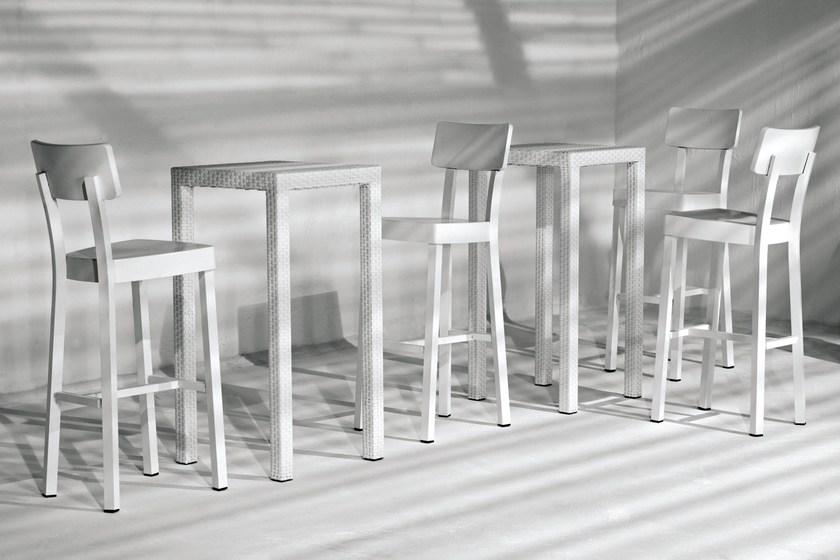 Gervasoni Табурет из алюминия с порошковым покрытием со спинкой Gervasoni outdoor sun-id-1488588 - Вид №5