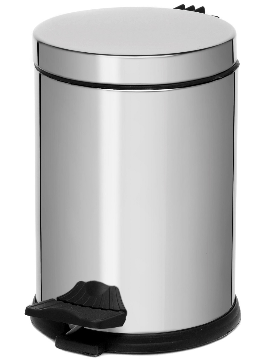 Вёдра с педалью и крышкой Andromeda 3L Mini Chrome NAVAKO 11001