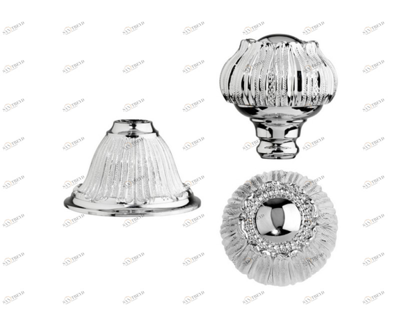 230427.A030.50 Обрезка комплект отсечной клапан с ручкой Яркий хром Mestre 