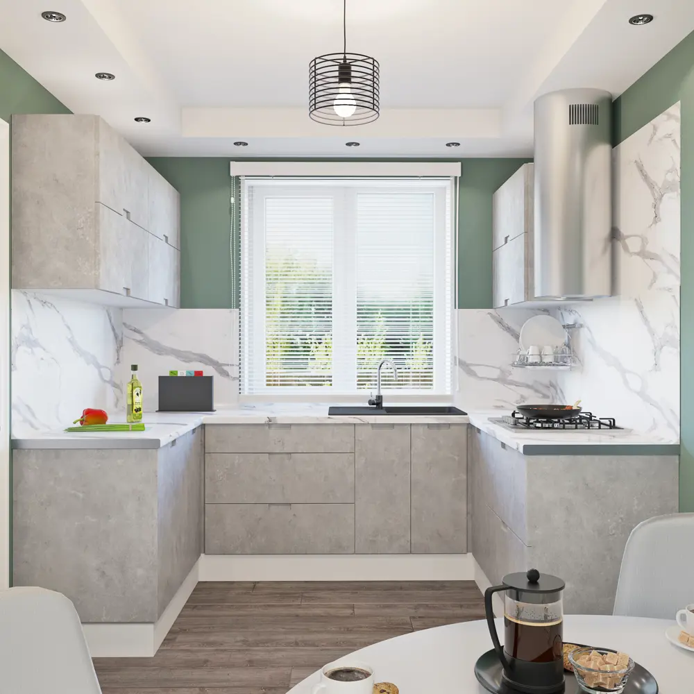 Фасад для кухонного шкафа Берлин 45x70 см Delinia МДФ цвет серый STLM-2048969 - Вид №8