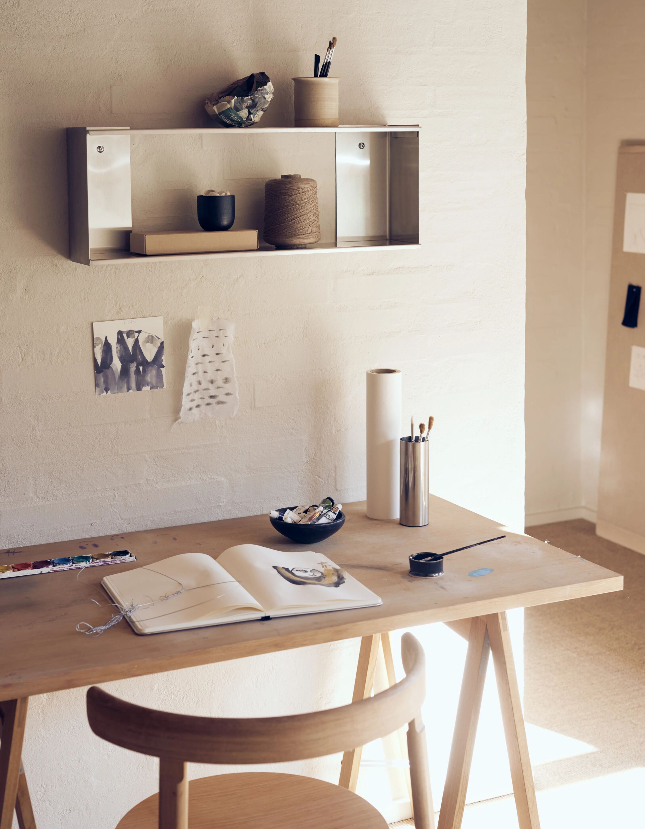 Горизонтальный навесной шкаф из нержавеющей стали Form & Refine конус ARCH-00089530 - Вид №3