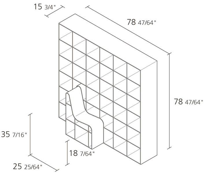 Alias Книжный шкаф / стул sun-id-1412956 - Вид №6