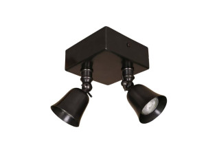 Регулируемая латунная светодиодная потолочная лампа