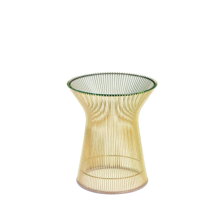 Круглый стол из стали и хрусталя Knoll Platner ARCH-00140986 - Вид №7
