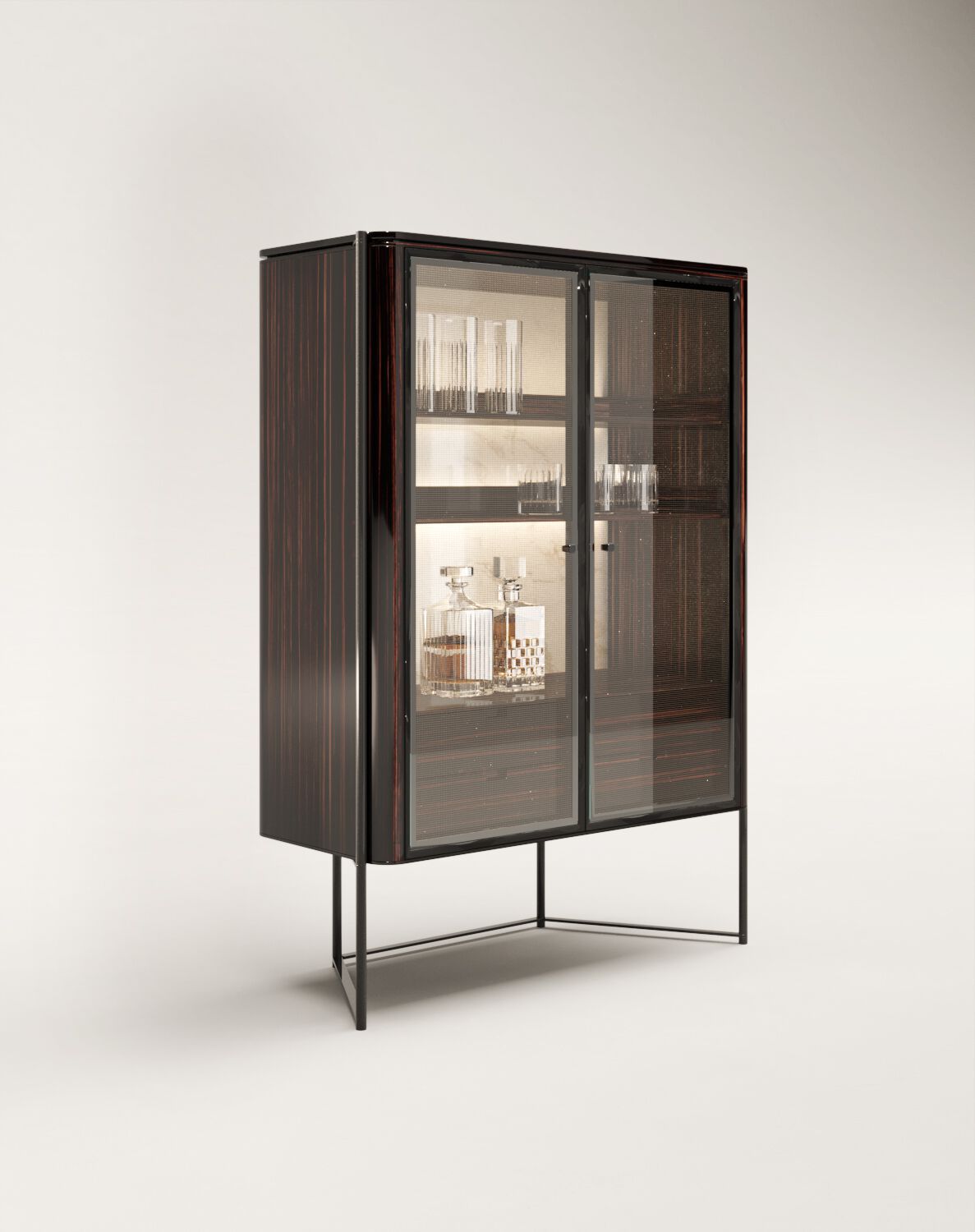 Деревянная витрина со встроенным освещением MisuraEmme Сибуя ARCH-00081624 - Вид №1