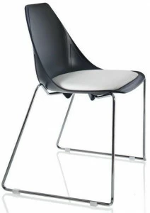 ALMA DESIGN Стул с салазками из полипропилена со встроенной подушкой X chair 1081-cs108s