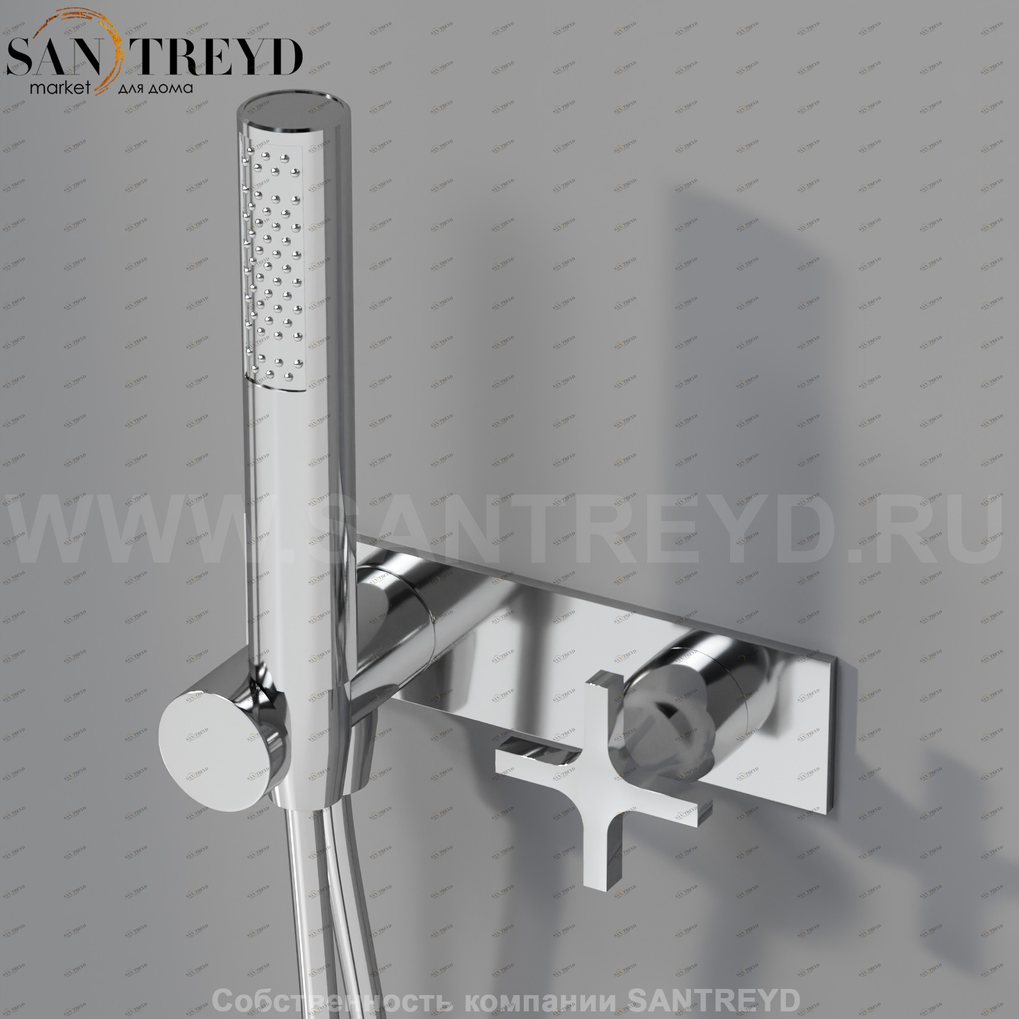 Встроенный смеситель  AMEM335S MEMORY хромированный Agape