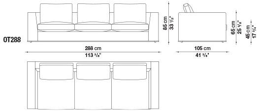 Maxalto Диван из ткани Otium sun-id-1372446 - Вид №33