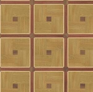 Художественный паркет Da Vinci Щитовой 26-300 Дуб (Гладкая) 500х500 мм.