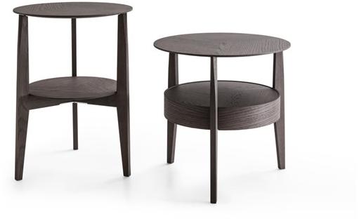 Molteni & C. Круглый прикроватный столик из массива дерева sun-id-1490162 - Вид №1