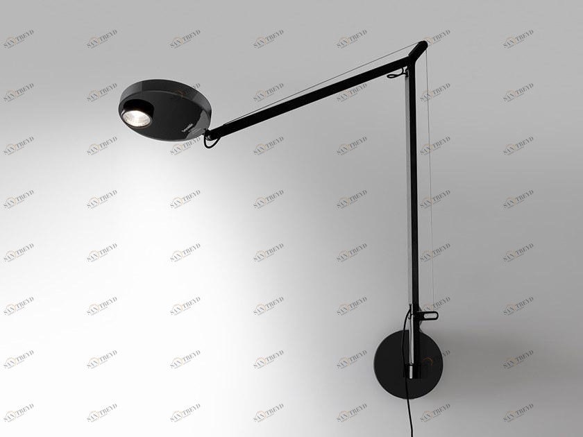 Artemide Настенный светодиодный светильник из алюминия с гибким кронштейном Demetra sun-id-1492539